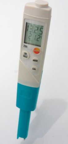 TESTO 206 type pocket pH1 meter with replaceable probe