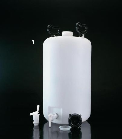 Folyadékballon csappal, fogantyúval, csavaros kupakkal és betéttel 1-es típus