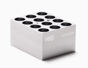 Alumínium blokk 12 db 17/18 mm-es csőhöz