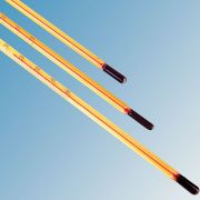 Bothőmérő piros töltettel, 0,5°C-os osztású, -10 - +110°C, 76 mm bemerülés