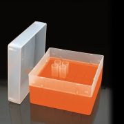 Rack for test tubes, 9x9, H.96, yellow