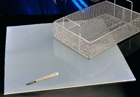 Silicone sheet for surface protection, colorless