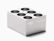 Alumínium blokk 6 db 25 mm-es csőhöz