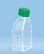 Steril tenyésztőflaska 25 cm2, szuszpenziós sejtekhez, 2 pozíciós szűrős kupakkal, 300 db/csom.