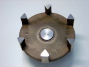 6-tooth rotor for the ZM 200 grinder, material: stainless steel with wear-resistant coating