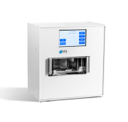 SAFE CAP 96 CHANNEL IT integrálható, automatikus 96 pozíciós kupakoló csavaros kupakokhoz, belső menetes csövekhez