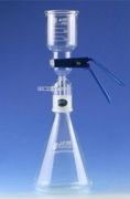 Glass solvent filter, funnel 300 ml, flask 1000 ml