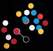 Kupak betét, PP, piros, 500 db/csomag