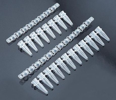 0,2 ml-es PCR csőfüzér, több formában