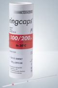 Kapilláris pipetta körjelzéssel (Ringcaps®), kalibrált, 100, 200 µl, 100 db/dob
