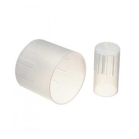 Szellőzős kupakok üveg kémcsövekre autoklávozáshoz, műanyag