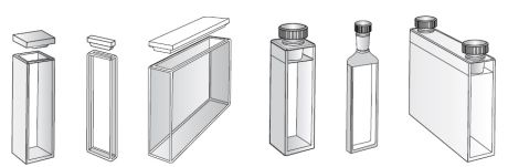 Üveg és kvarc küvetták