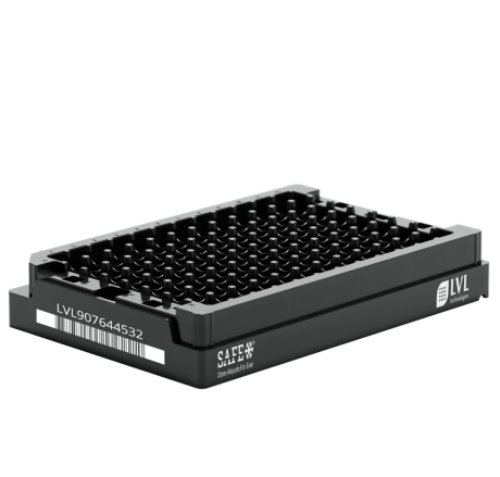 Empty rack for MX500 tubes