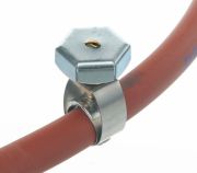 Csőszorító bilincs, csavarozott, min. átmérő: 7 mm, max. átmérő: 10 mm
