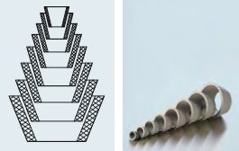 Rubber cone for filtering (Guko series)