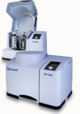 RETSCH PM 100 C típusú centrifugális golyósmalom