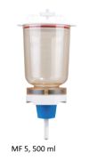 MF 5 mágneses szűrőtartó, 500 ml-es tölcsérrel. fedéllel