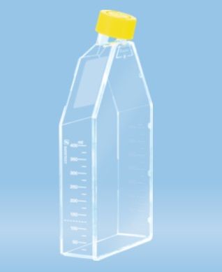 Tenyésztőedény, steril, adherens vagy szuszpenziós sejtekhez, 2 pozíciós kupakkal