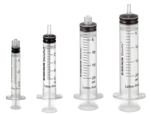 Omnifix Luer fecskendők