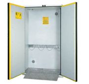 Indoor cabinet for 4 gas sylinders, with ramp