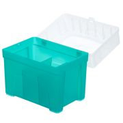 Üres tartódoboz a rack utántöltőhöz, betét nélkül, 1000µL hosszú pipettahegyekhez, 20 db / csomag