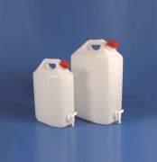 Folyadékballon csappal, szögletes, 10 liter