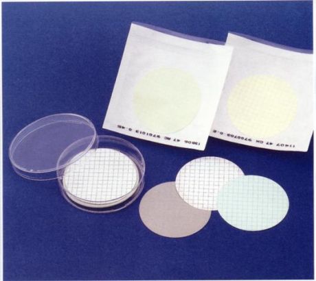 Cellulose nitrate membrane filter, in several designs