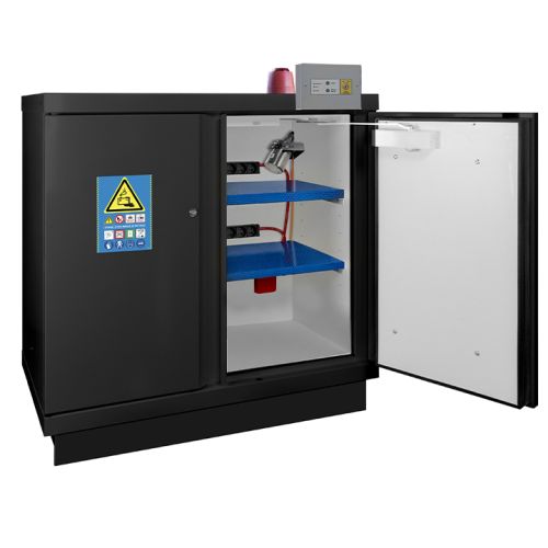 Biztonsági szekrények lítium akkumulátorok tárolásához és töltéséhez, 790+LI és 790FLI sorozat