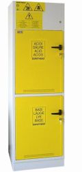 SAFETYBOX lúg- és savtároló szekrények elszeparált belső térrel