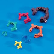 POM clamps for glass joints 14/23, yellow