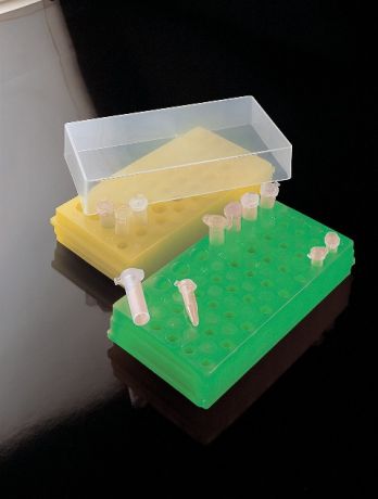 Kétoldalas mikrocső tartódoboz levehető, tetővel, több színben