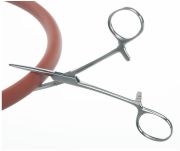 Tube clamp, stainless steel magnetic, L=180mm