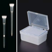 Eppendorf compatible universal pipette tip, bevelled, 0.5-20 µL, 96 pc/case