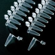 PCR füzér, lapos tetővel, 0,2 ml, 8 tagos, 125 db/csomag