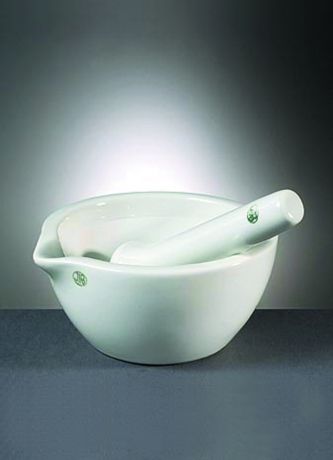 Pestle for the mortar, glazed or unglazed