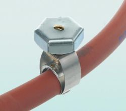 Unex típusú csőszorító bilincs, kézzel nyitható