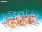 Petricsésze tartó, 6 x 6 db, 90 mm