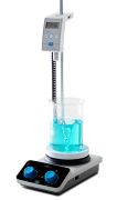 Heating magnetic stirrer AREX 5 pack with Vertex digital contact thermometer,
