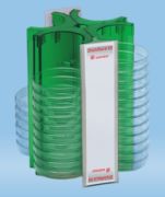 Petricsésze tartó állvány, zöld, 52 férőhelyes