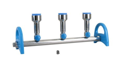 Type B, filter stand that can be equipped with various filter holders