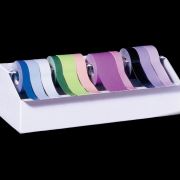 Coloured adhesive tapes for sample identification, green, 19 mm x 55 m/roll