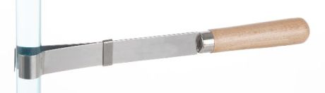 Tube holder with wooden handle - A