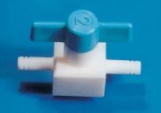 PTFE Valve, Straight Through, Push Fit, Arm ? 8mm, Bore 3
