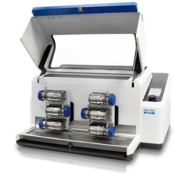 RETSCH MM 500 sorozatú (Nano, Vario) vibrációs rázó golyósmalmok