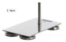 Négyszögletes és háromlábú talp laboratóriumi állványhoz