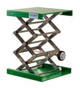 Lab-Jack alu MAXI, 160x130mm, adjusting wheel, Hub 75-400mm