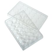 24-well cell culture plate with lid, 1.93cm2, surface treated, sterile, individually wrapped, 50 pcs / pack