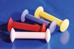 PTFE Stirrer Bar, Double Ended, Yellow, 55 x 8mm