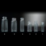 Flat bottom screw threaded vials, 22x48 mm, 10 ml, 100 pc/case