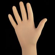 Latex kesztyű, nagy, púdermentes, 100 db/doboz